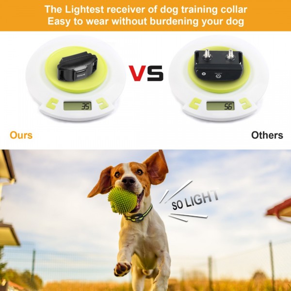 Dimunt Dog Training Collar - Rechargeable Dog Shock Collar with Remote IP67 Waterproof Shock Collar