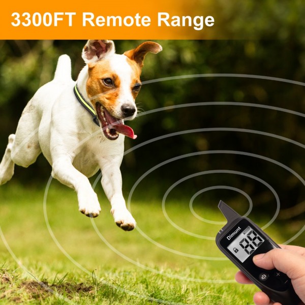 Dimunt Dog Training Collar - Rechargeable Dog Shock Collar with Remote IP67 Waterproof Shock Collar
