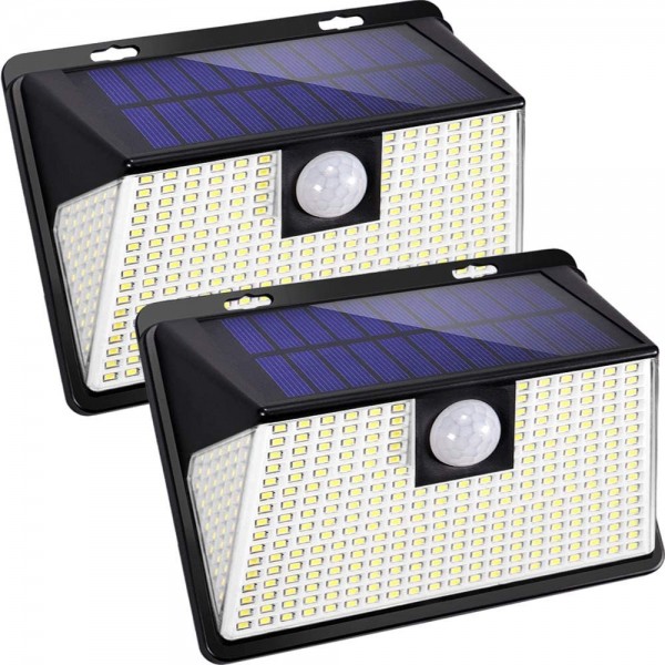 Dimunt Solar Lights Outdoor with Lights Reflector